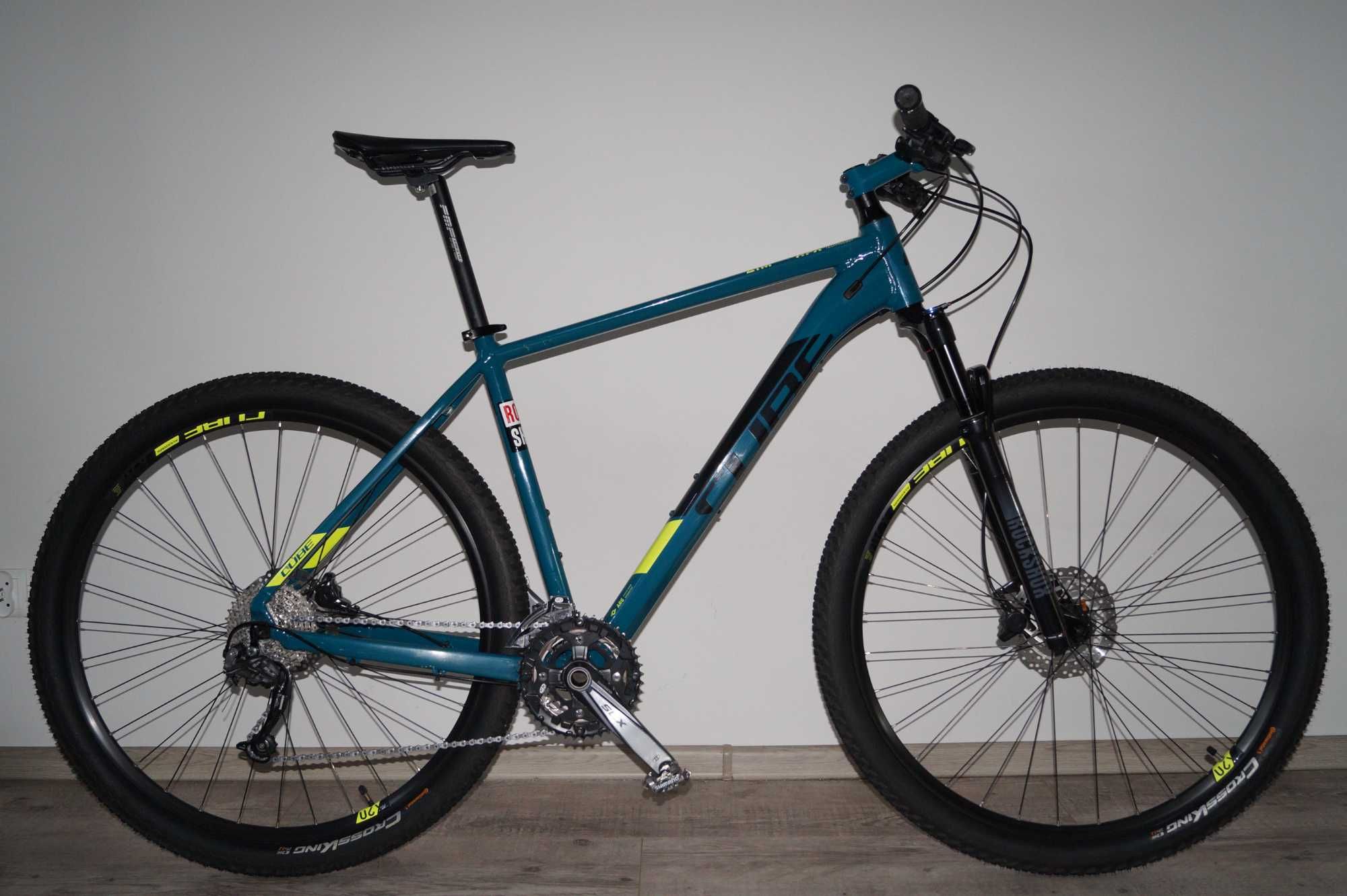 Rower MTB XC Cube AIM Pro 29 Fizik Spd Slx Magura Judy gold rock shox