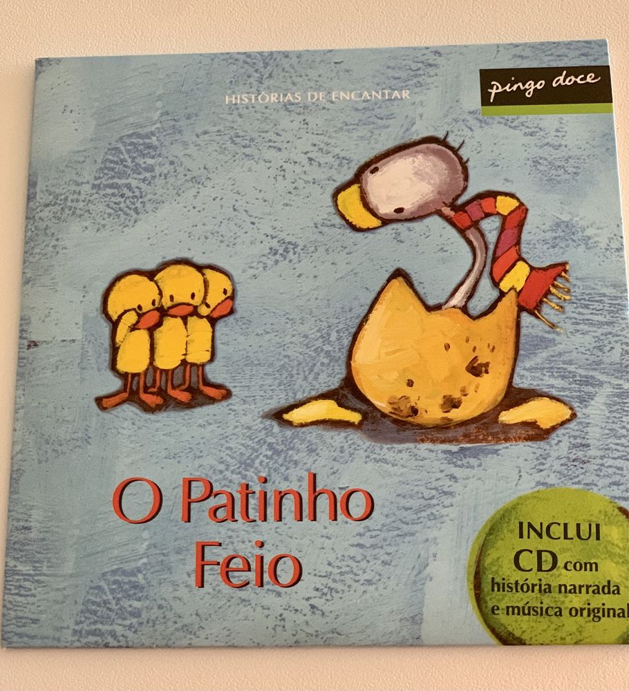 Livro O Patinho Feio inclui CD com historia e musica