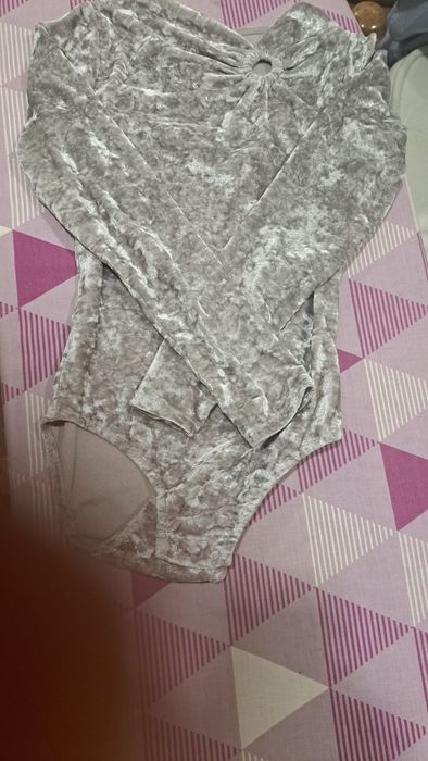 Body de veludo 10/11 anos
