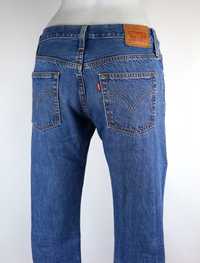 Levis 501 CT spodnie jeansy 7/8 boyfriend W26 L34 pas 2 x 40 cm