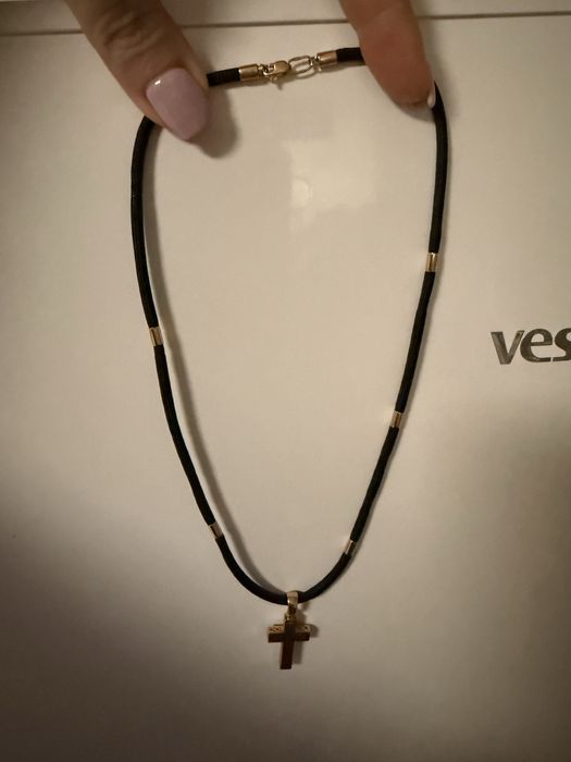 Золотой жгут с ставками и крестком