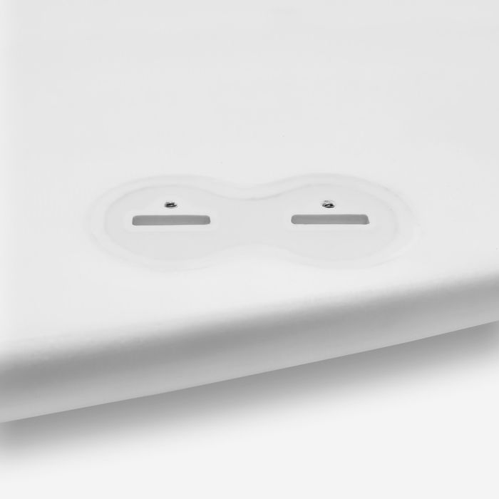 Prancha de surf híbrida em resina 7' 49L com 3 quilhas - bege