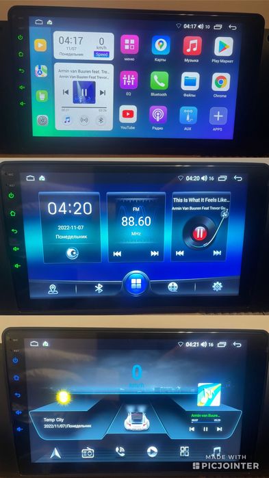 Android BMW E39 E46 E53 E38 9 дюймів IPS 2/32gb GPS Wifi BT Usb