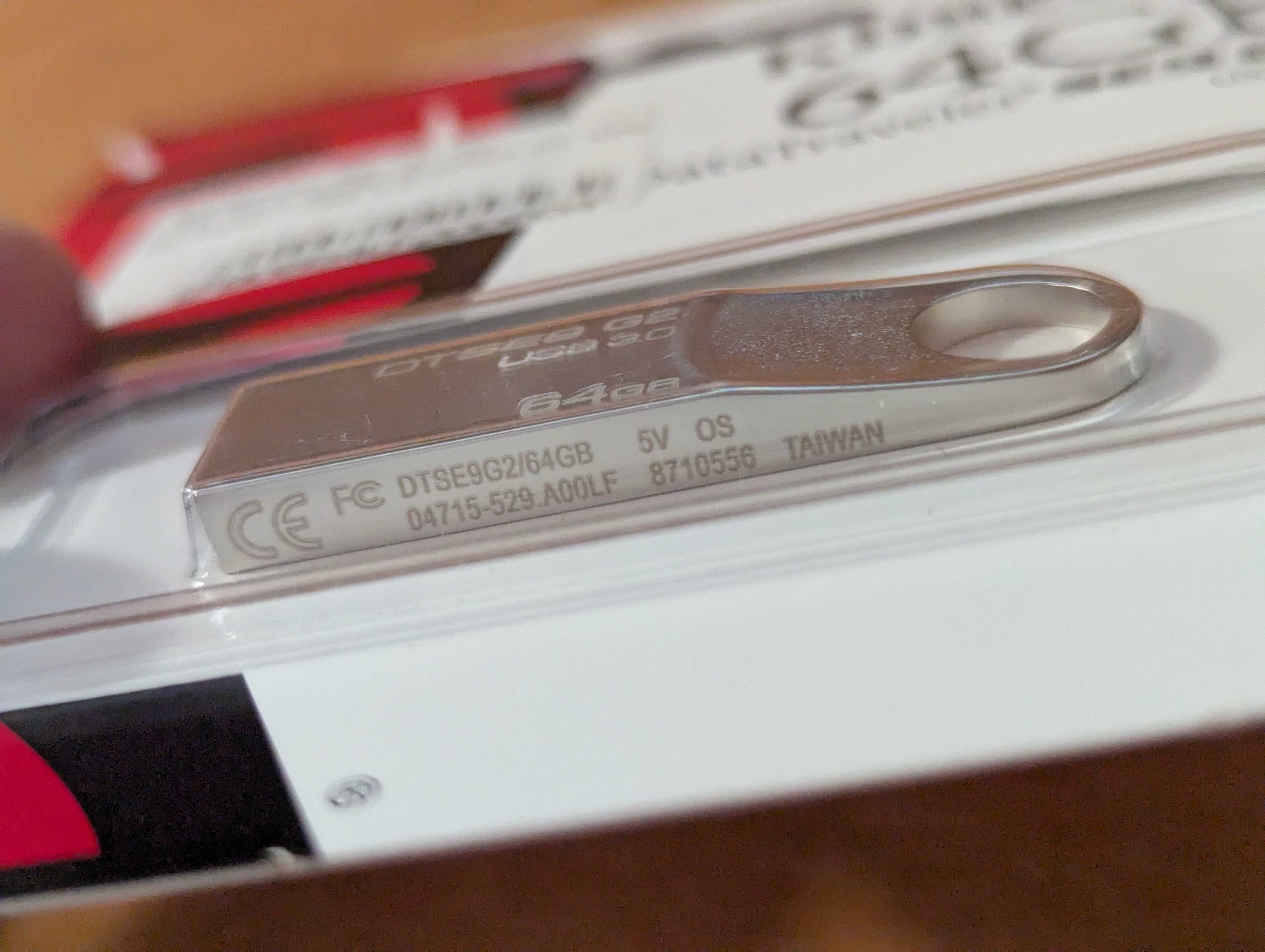 USB Флеш пам'ять Kingston DT SE9 G2 64GB /USB 3.1/ Silver (DTSE9G2/64)