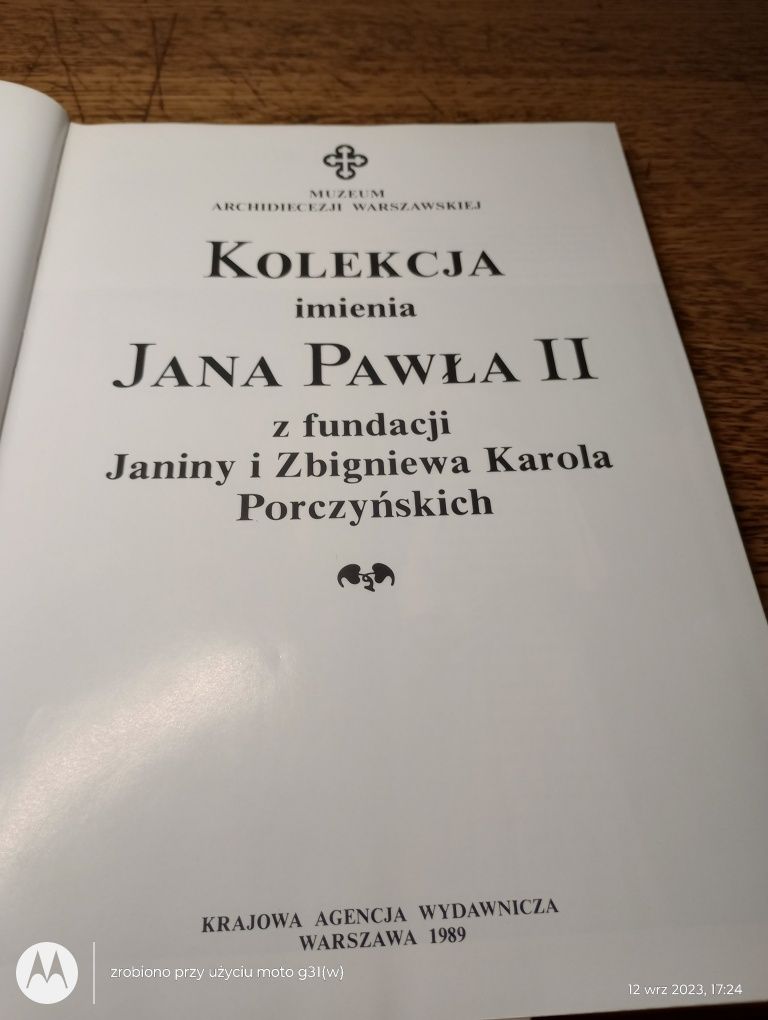 Kolekcja imienia Jana Pawła II z fundacji Parczyńskchi