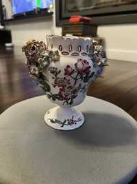 Wazon kolekcjonerski antyk porcelana rękodzieło 18 wiek