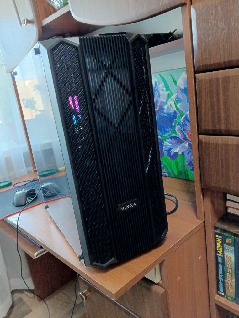 Игровой ПК компьютер AM4  Ryzen 5 5500/Rx 5600xt/m2 256g+HDD/ddr4 16g