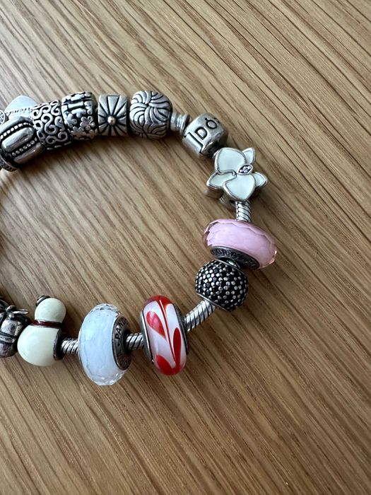 Намистини Pandora+ браслет (оригінал), срібло