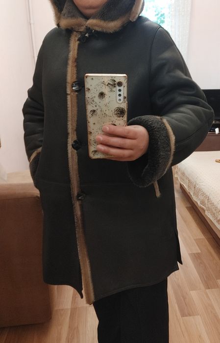 Продам натур дубленка р-р xxl