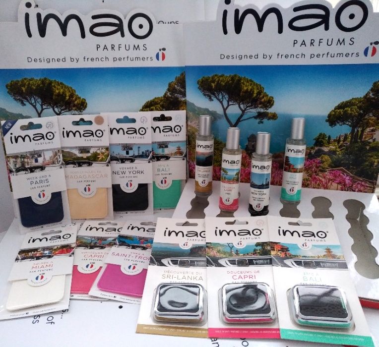 Парфуми Імао для  салону авто,ароматизатори повітря  Imao Франція