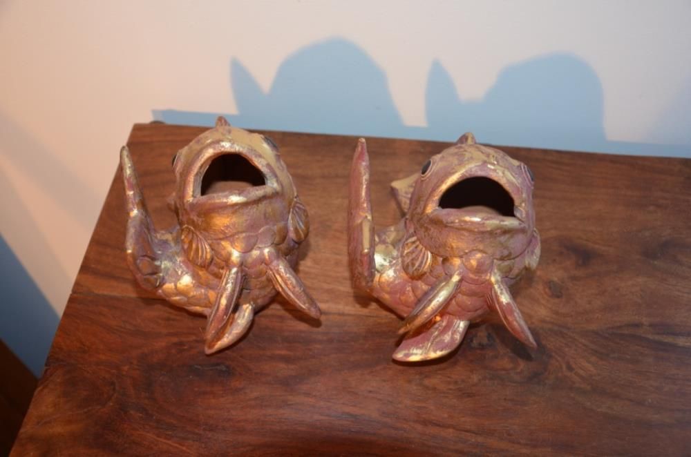 Peixes em Terracota – Peça Decorativa e Utilitária
