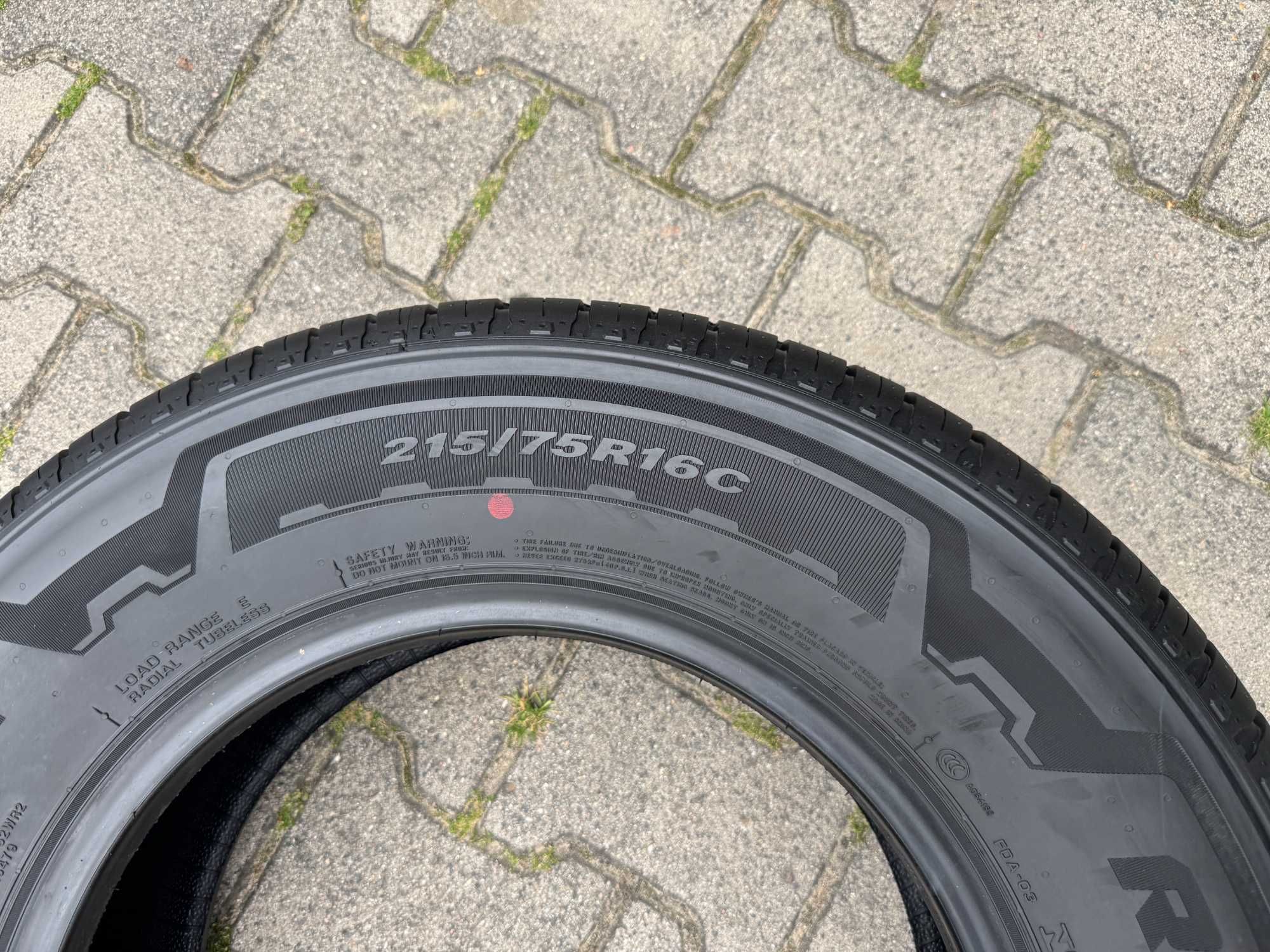 2x Nowe opony letnie dostawcze 215/75r16C NEXEN ROADIAN CTX (2023r)