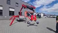Żuraw Befard trailer crane na przyczepie XJ55 Polski Producent
