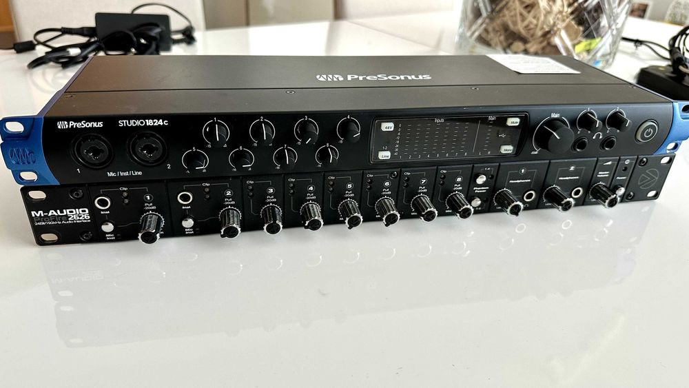 M-Audio Profire 2626 + Presonus Studio 1824c