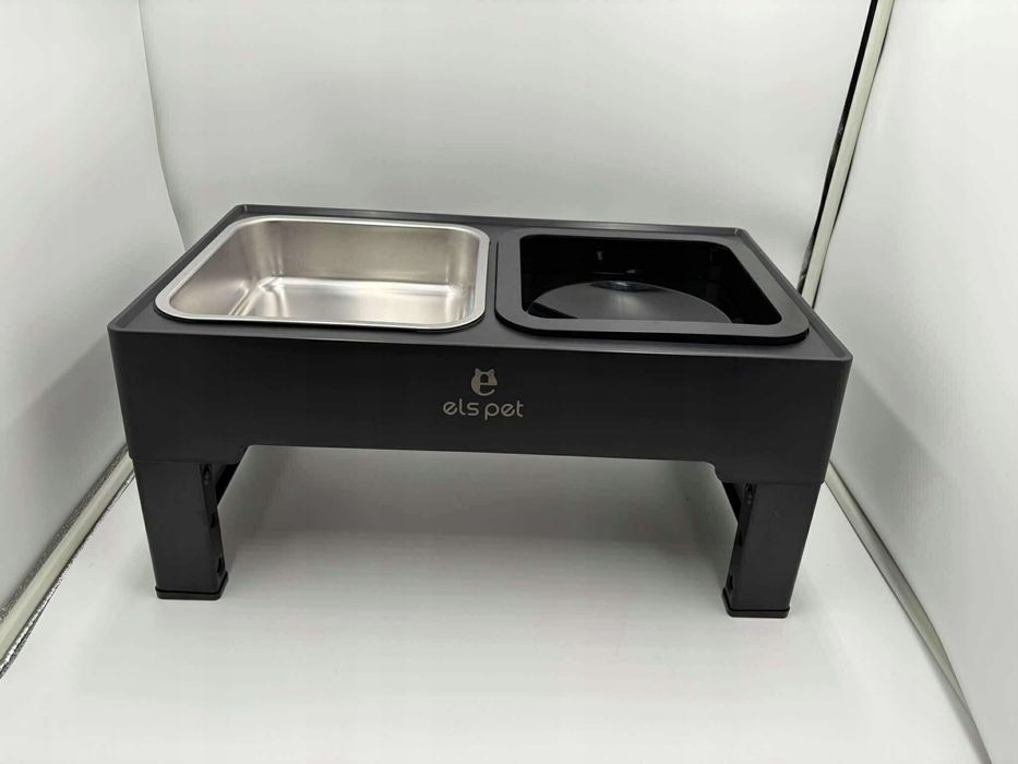 Podwyższona Miska Dla Psa Els Pet 2W1 Regulowana Wysokość Powystawowy