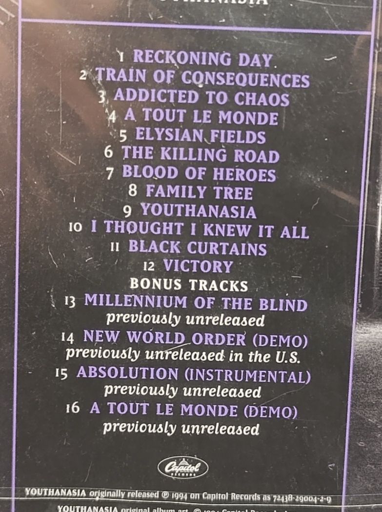 Megadeth - Youthanasia - cd