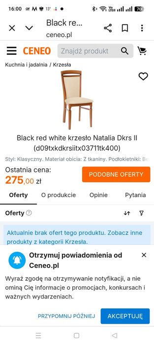 Sprzedam  używany stół +4krzesla NATALIA  cena 1000do małej negocjacji