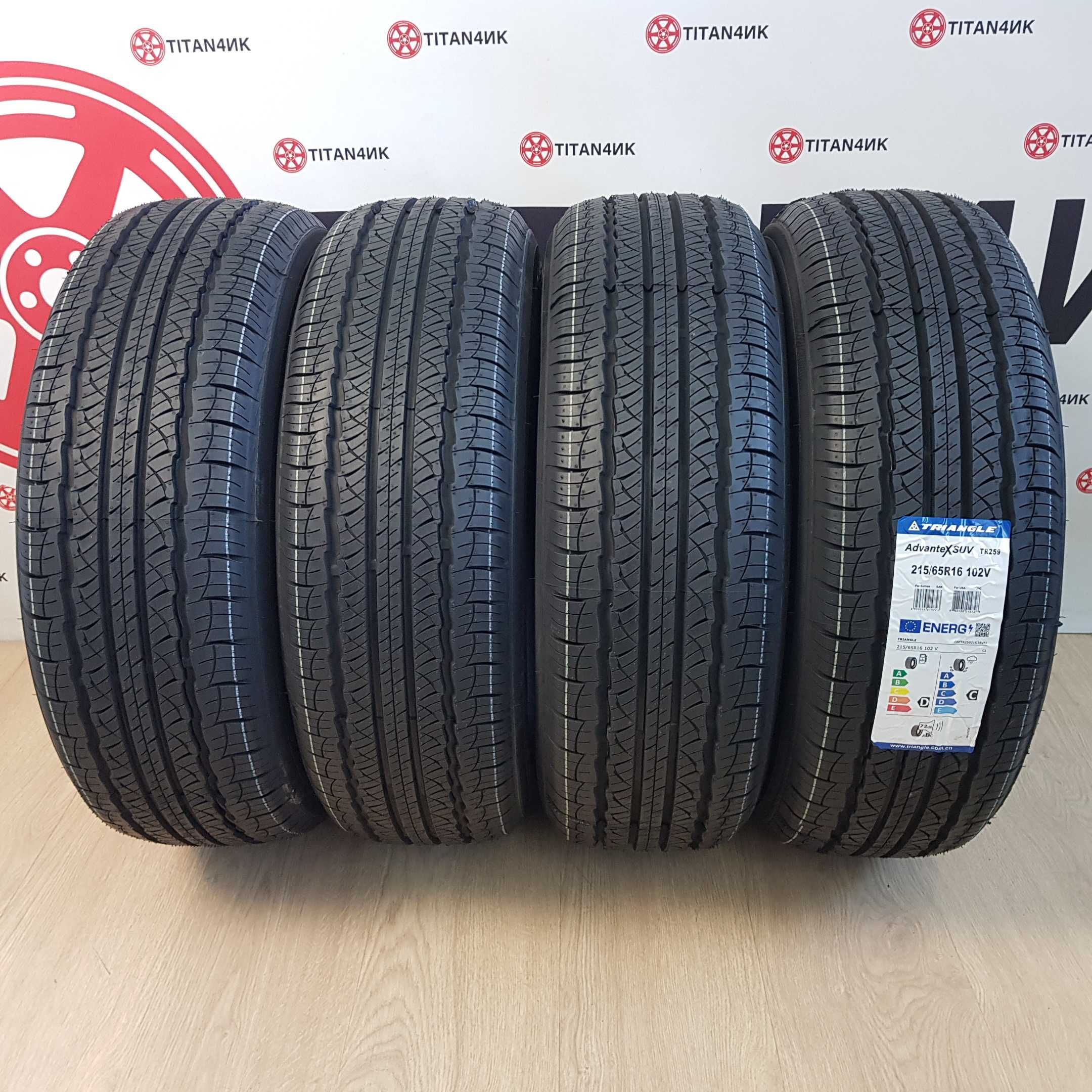 +4шт НОВІ Шини літні 215/65 R16 XL TRIANGLE AdvanteX SUV Літо 16 23рік