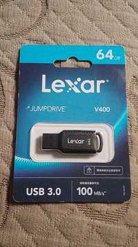 Скоростная флешка Lexar 64 Gb USB 3.0 V400 100 МБ/с