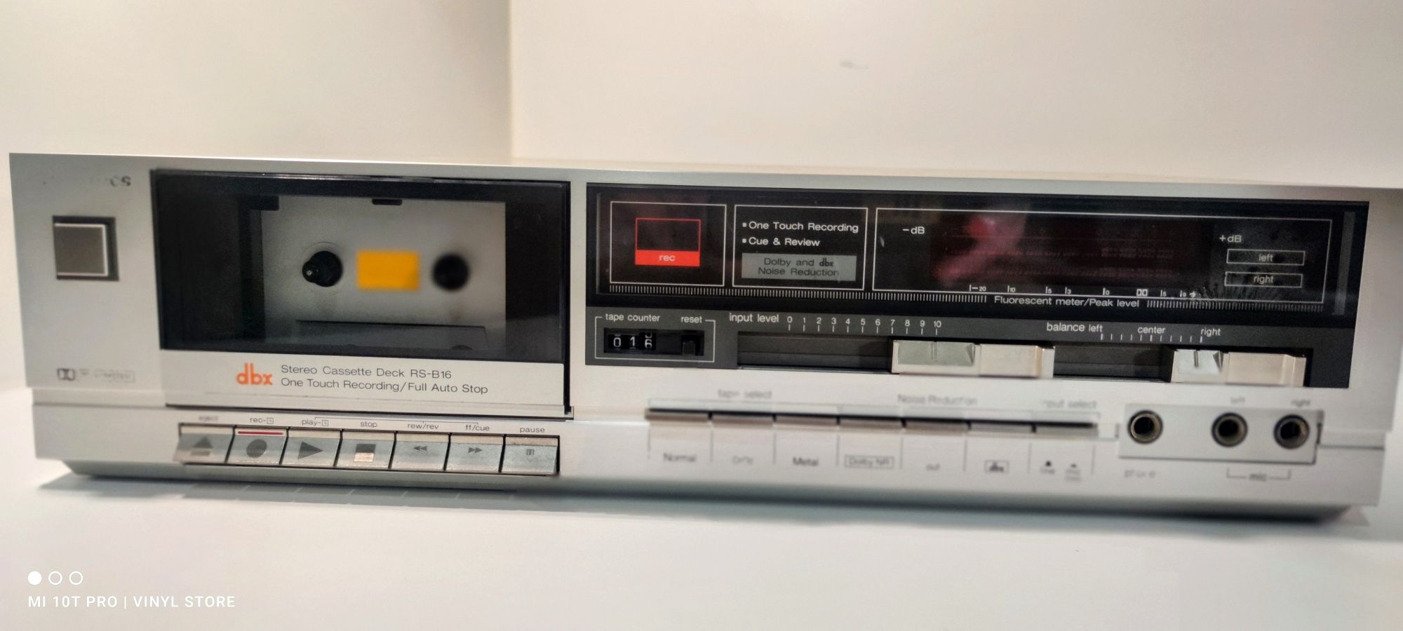 Technics RS-B16 Vintage Leitor Deck de Cassete Estéreo