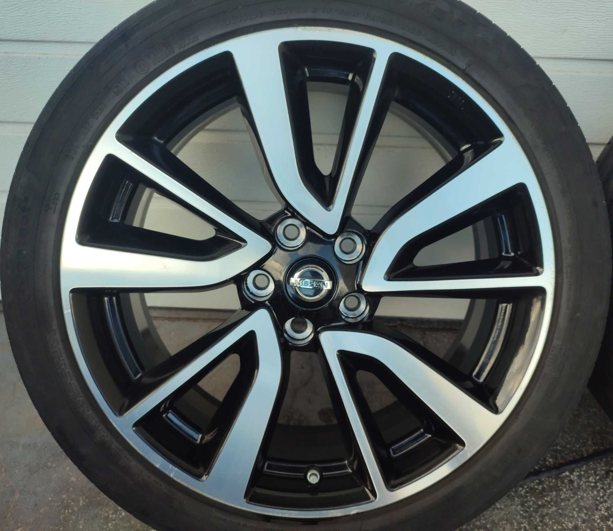 Alufelgi z czujnikami TMPS - Nissan 19”, 5x114,3, 7J, ET 40, Qashqai