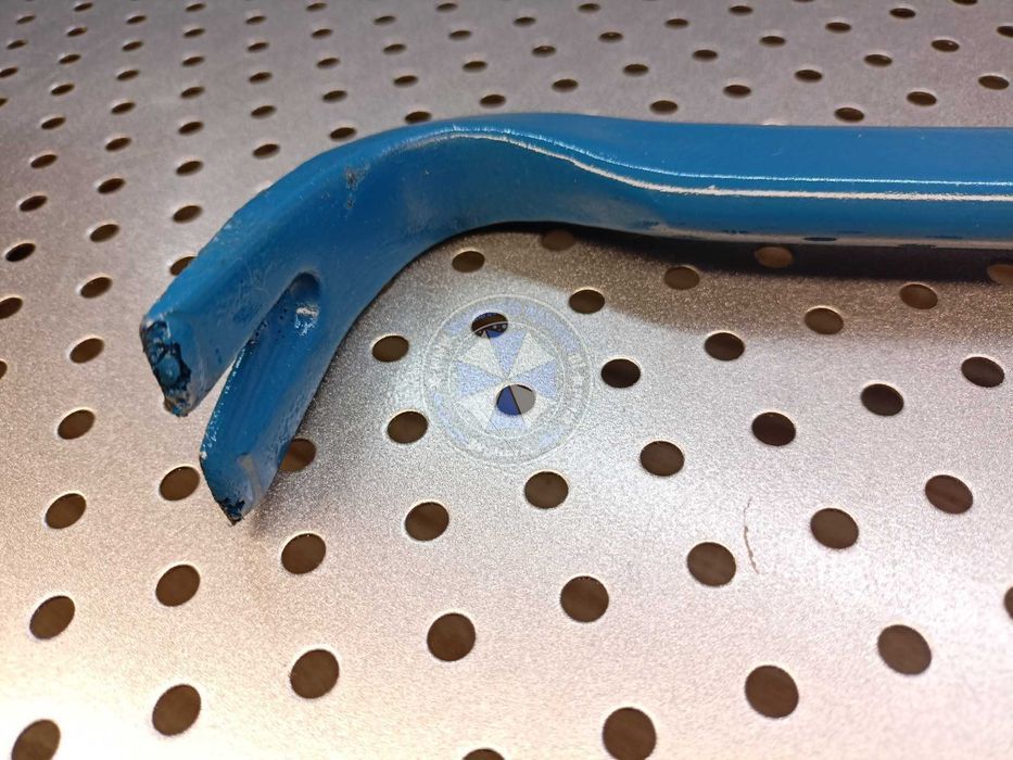 łom 750mm x 25 x 12 mm breszka łapka brecha łom budowlany