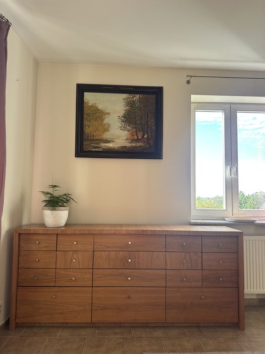 Komoda 18 szuflad, duża 203 cm – idealna do garderoby / pracowni