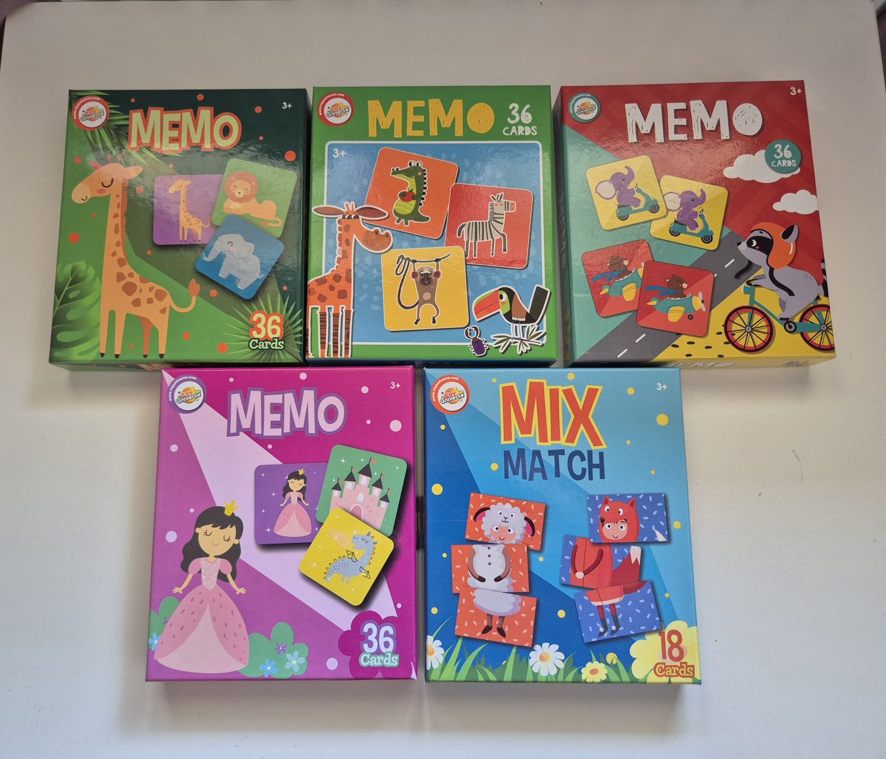 Zestaw dla dzieci +3, puzzle, gry, memo