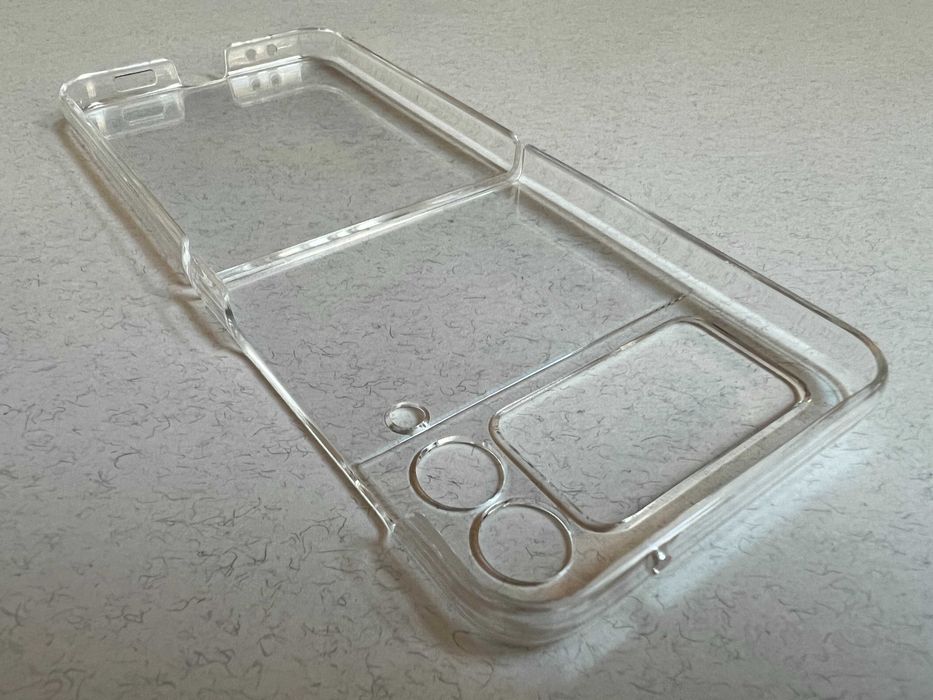 Samsung Galaxy Flip 4 чохол із прозорого пластику чехол накладка