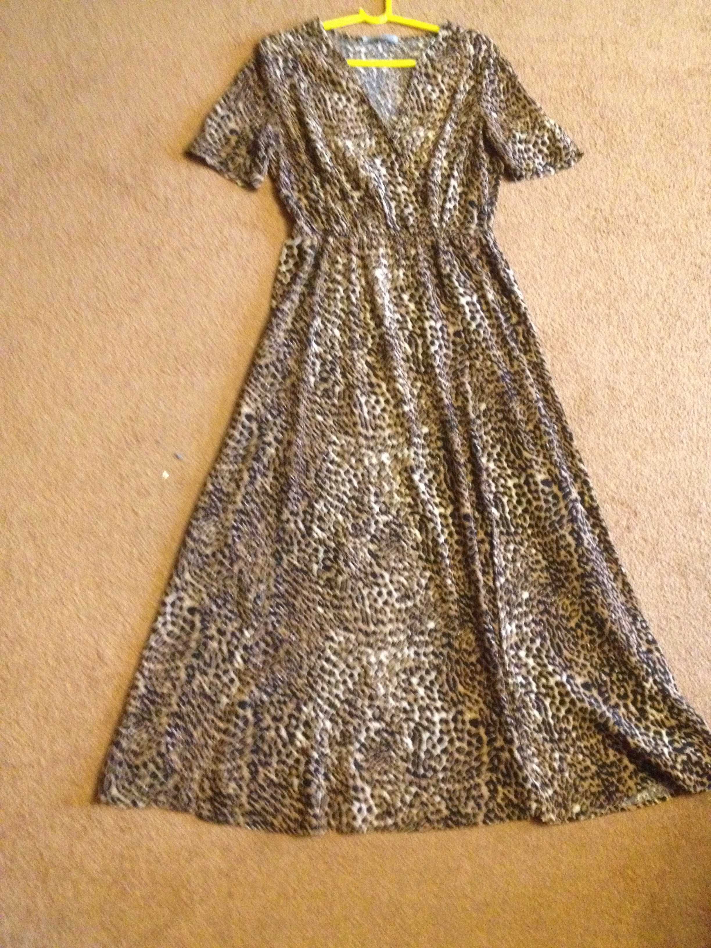 Платье макси goldi р.44-46 шелк непрозрачное с разрезами