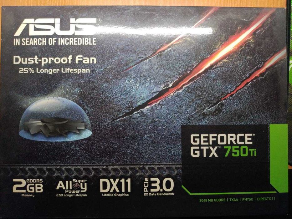 Asus GeForce GTX 750 Ti 2GB
