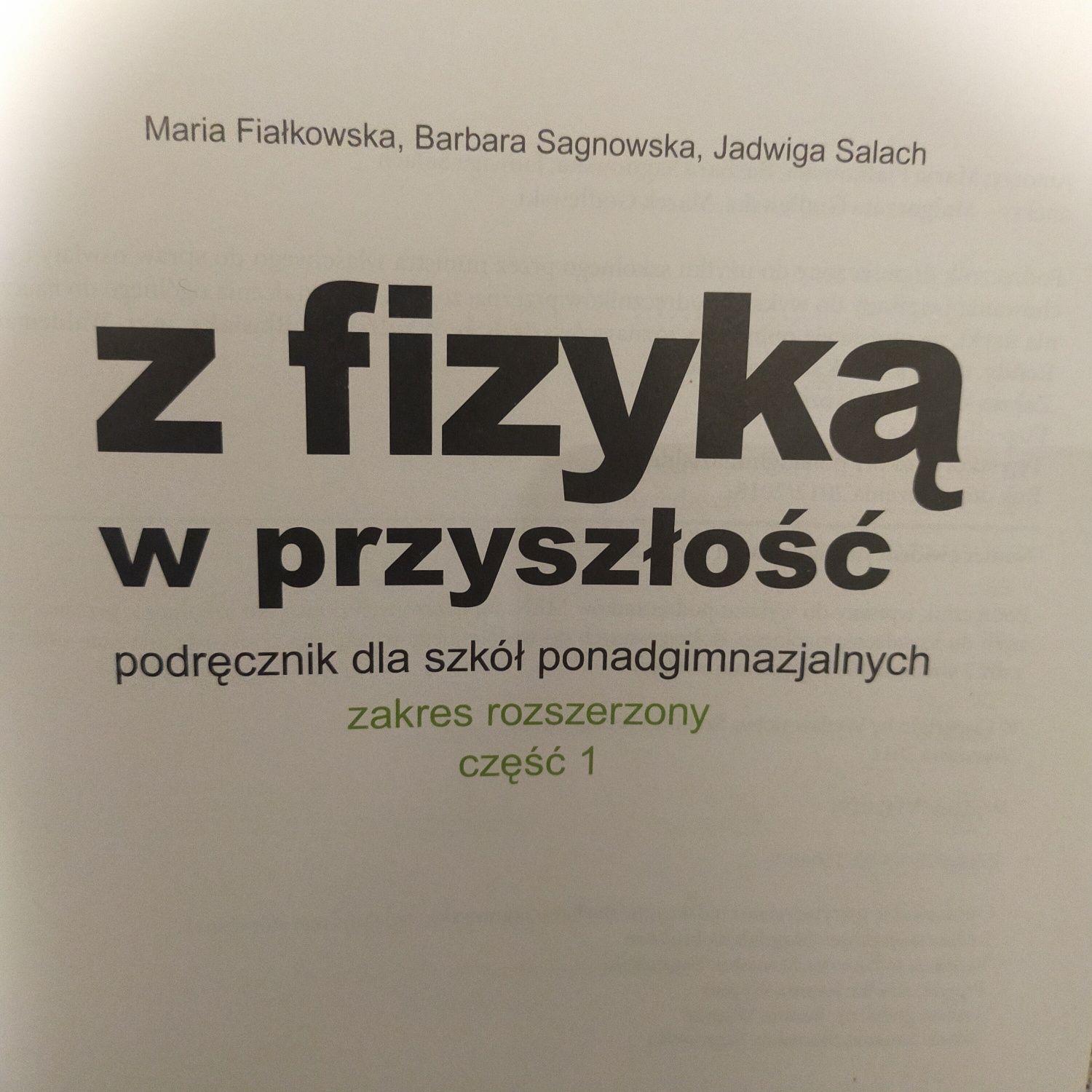 Książki i zbiór zadań z fizyki