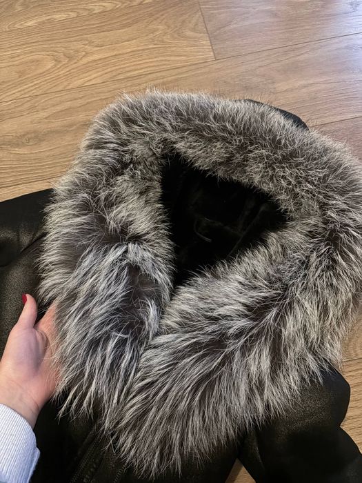 Дублянка жіноча з натуральним мєхом