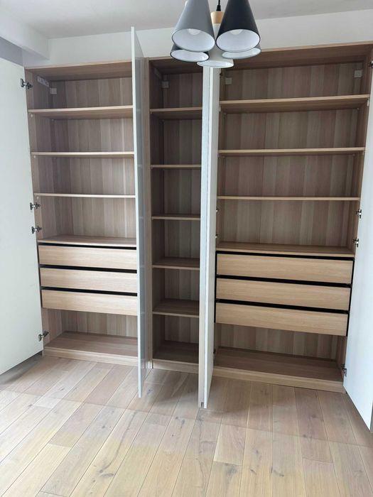 *rezerwacja* Szafa IKEA PAX 200x35x235 + Lustro - W Dobrym Stanie
