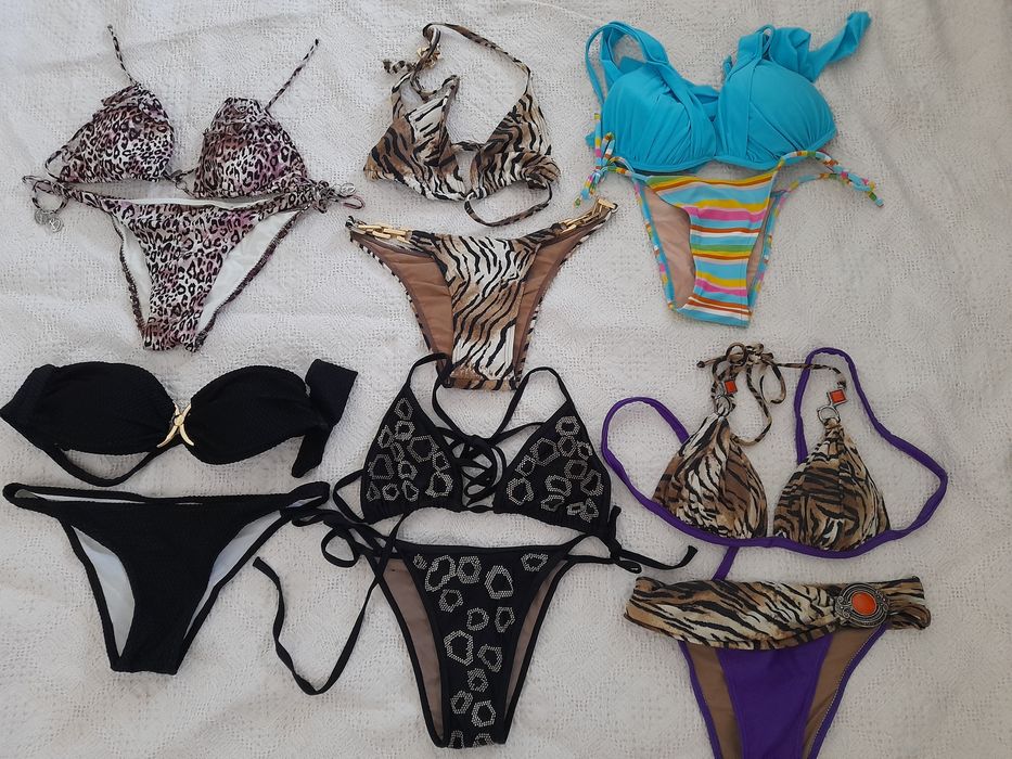 Lote de 6 conjuntos de biquínis
