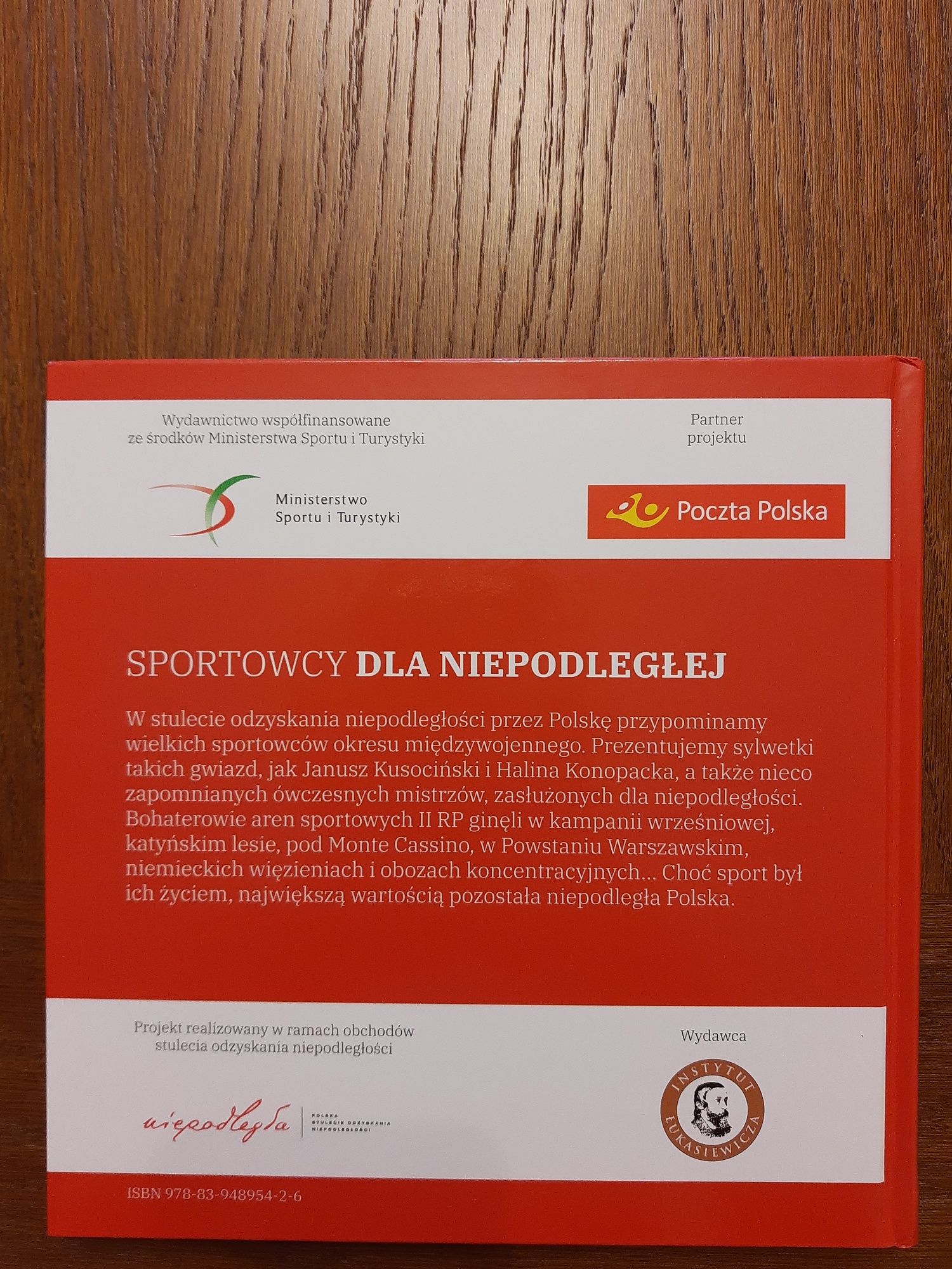 Książka Sportowcy dla Niepodległej