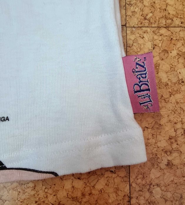 Top branco Lil Bratz, 8 anos