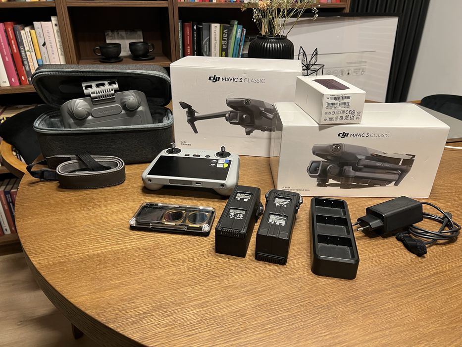 DJI Mavic 3 Classic – nowy, gwarancja, 2 baterie, DJI RC, PolarPro