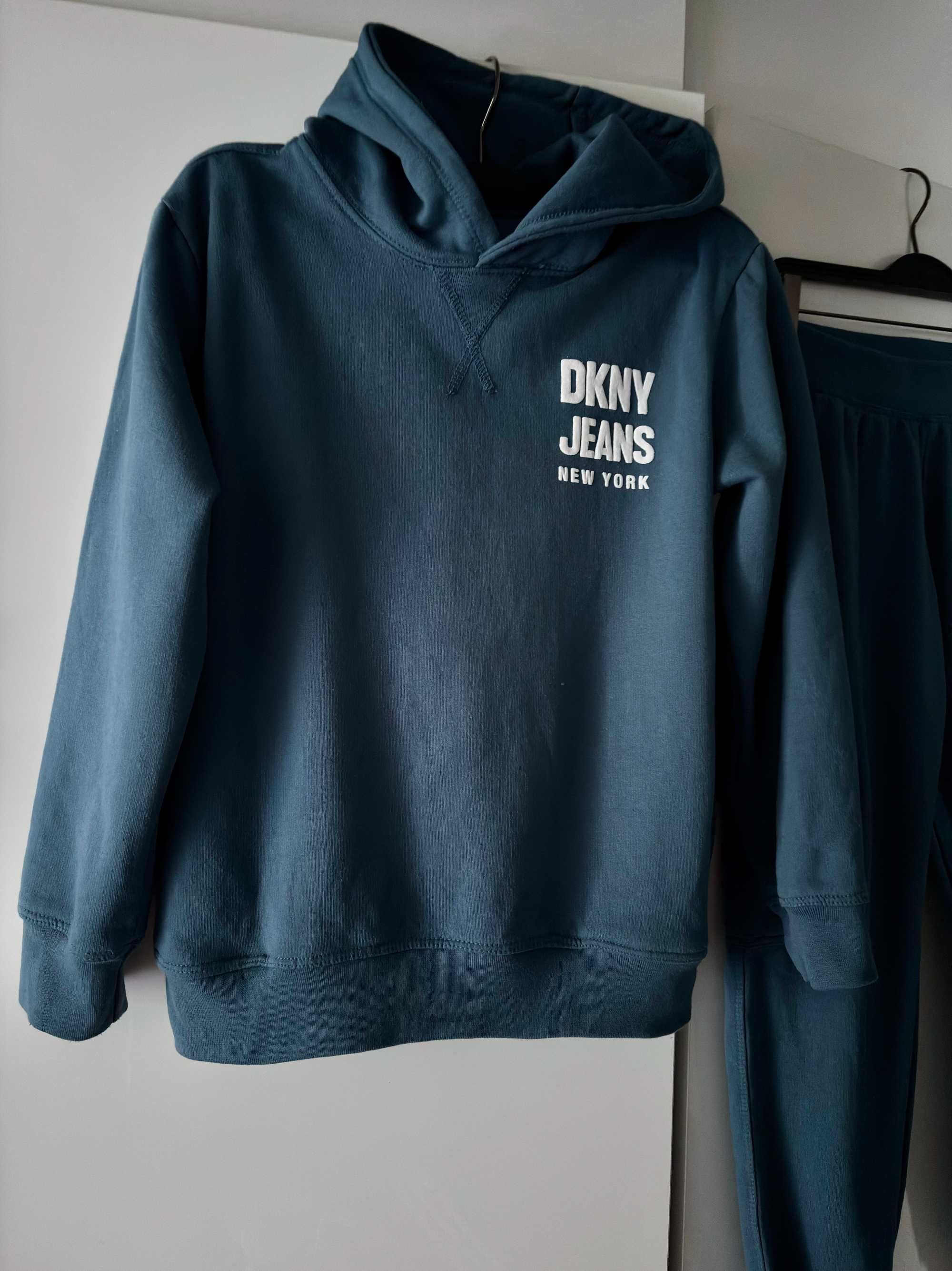Dres bluza i spodnie z kieszeniami DKNY Jeans NOWY, 134 140