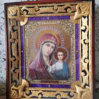 Продам ікону Божої матері, ручної роботи.
