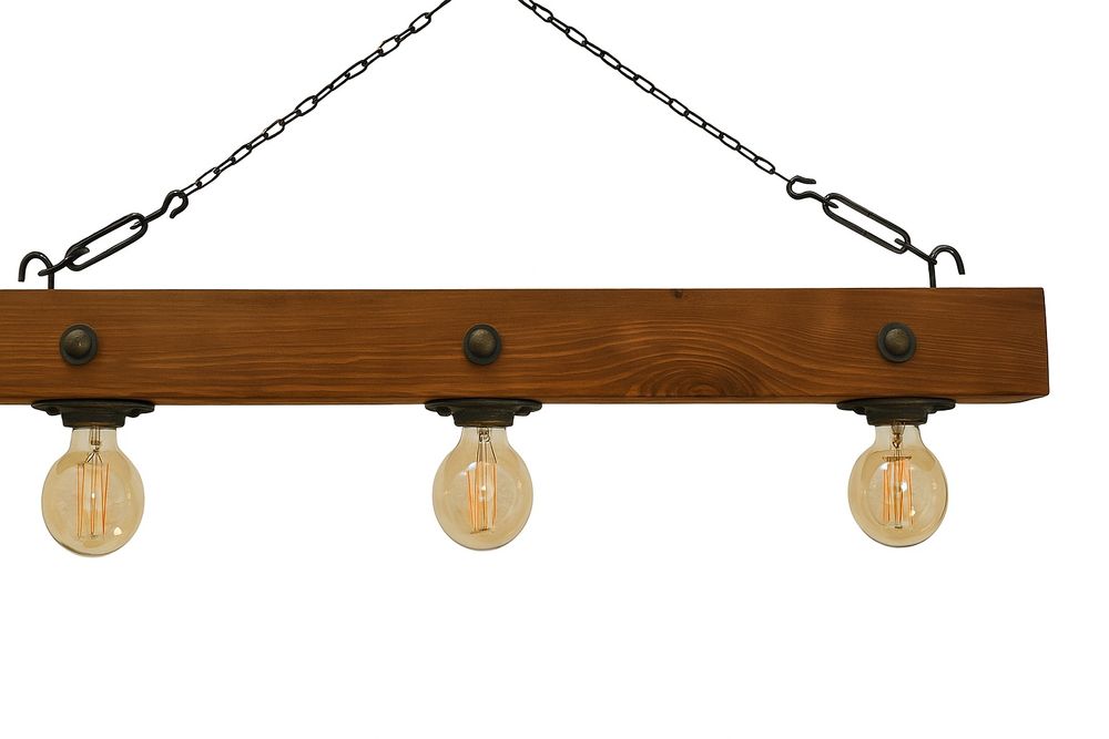 Lampa wisząca stara belka loft