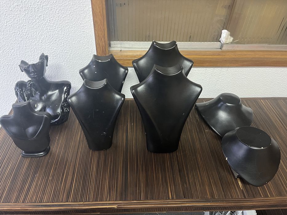 Bustos conjunto 8 unidades para ourivesaria , etc