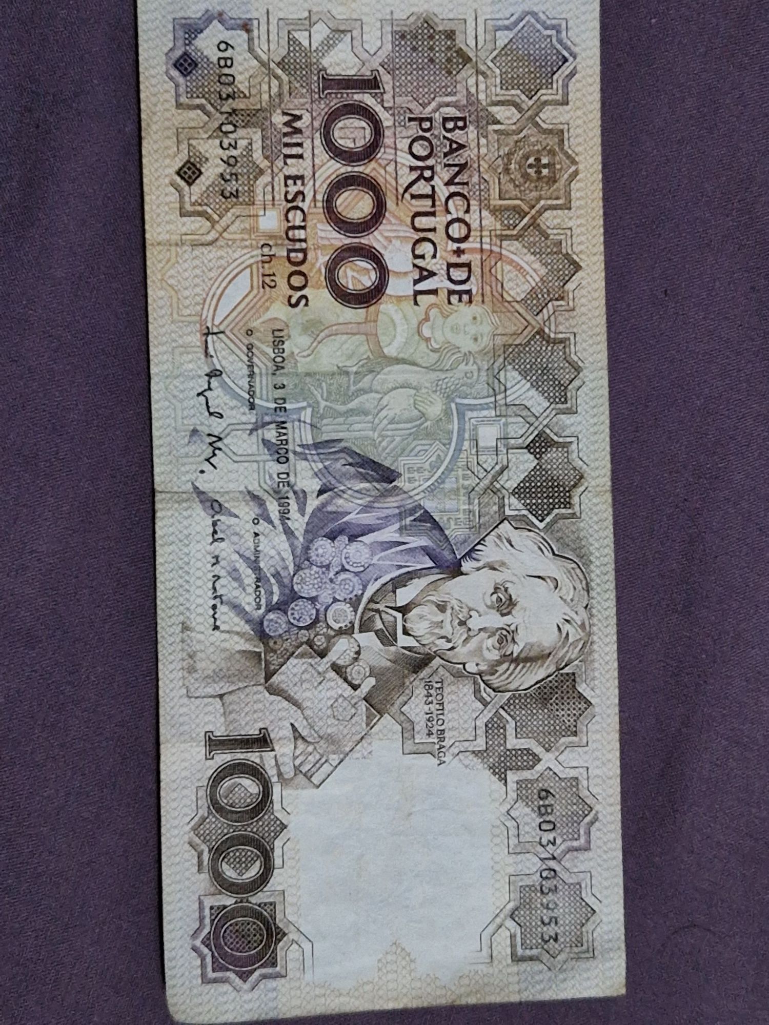 Nota de 1000 escudos 1994