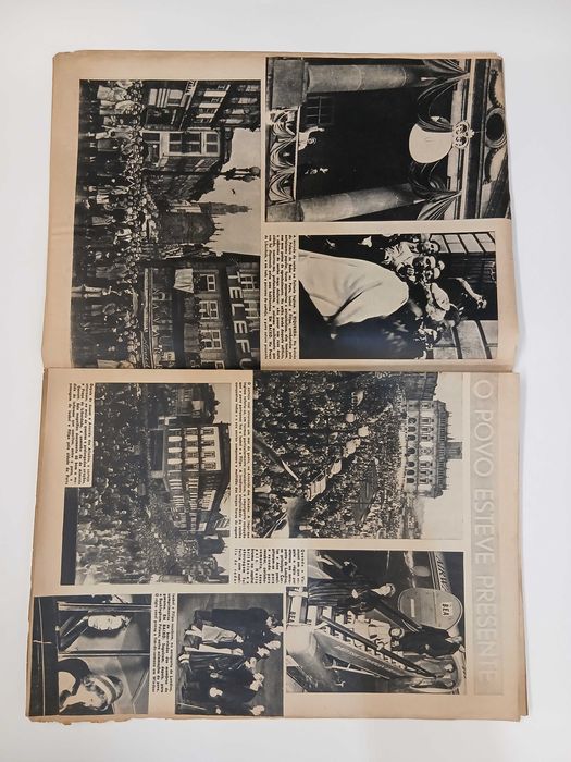 O século ilustrado rainha isabel em portugal porto 1957 raro