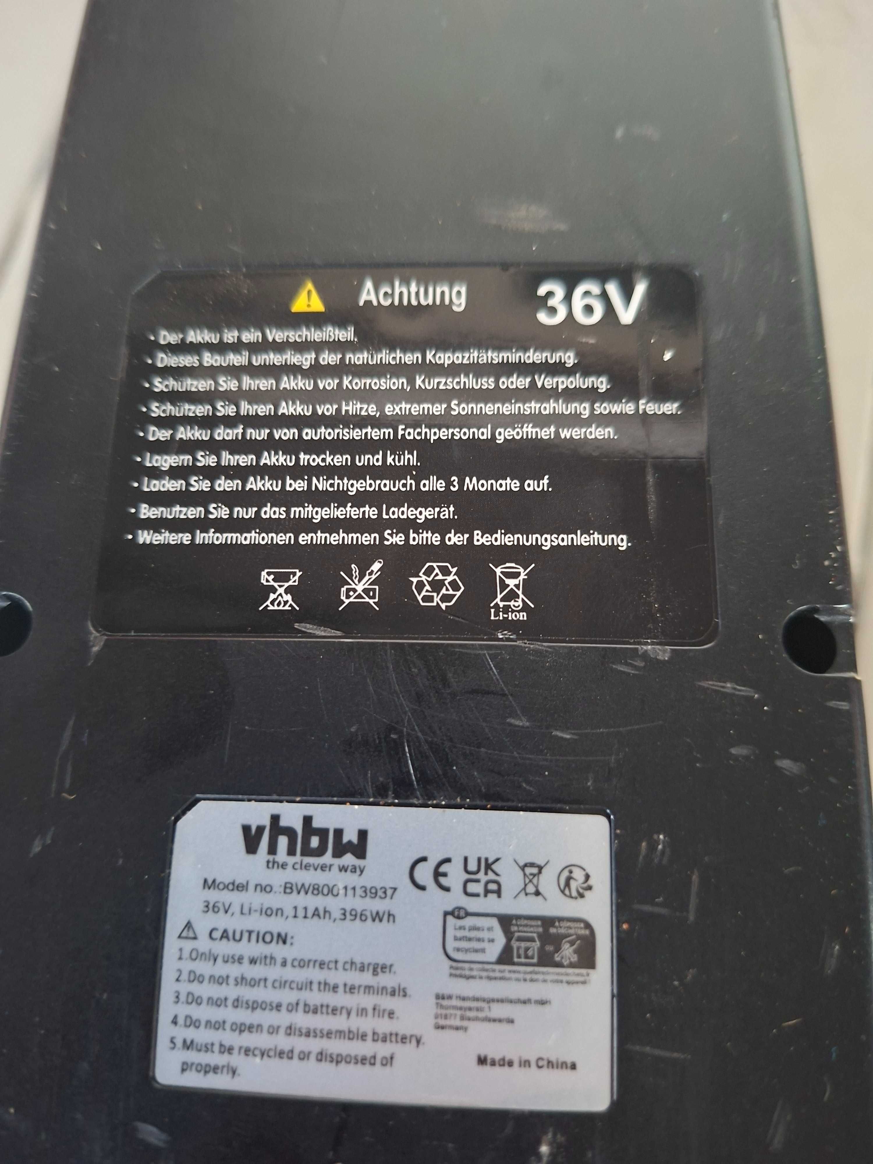 Bateria Yamaha-bidon 36v 11Ah