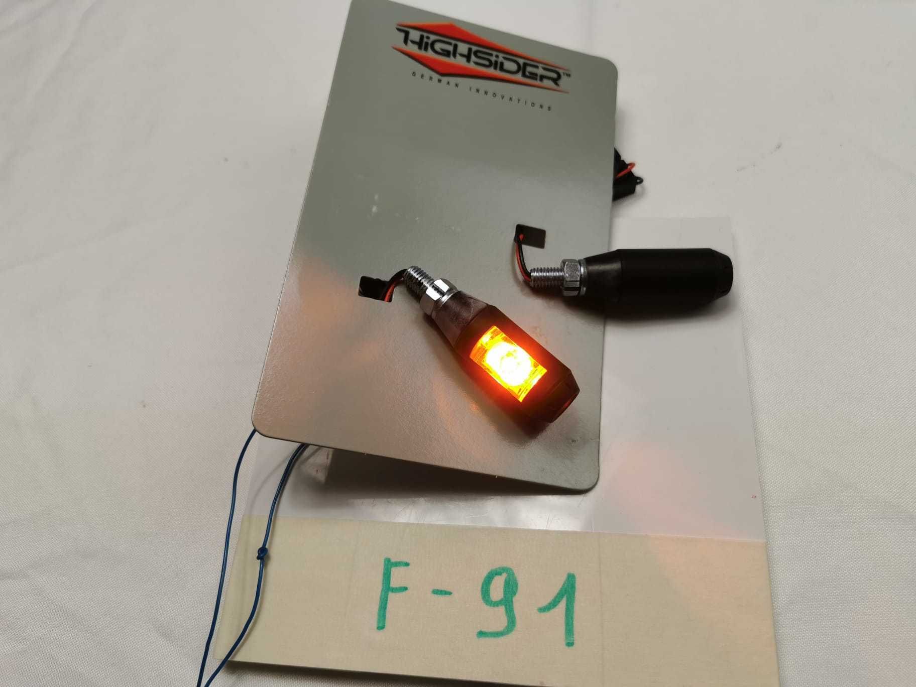 Akcesoryjne kierunkowskazy metalowe czarne kierunkowskaz LED