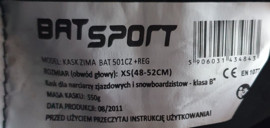 Kask na narty, snowboard dla dziecka