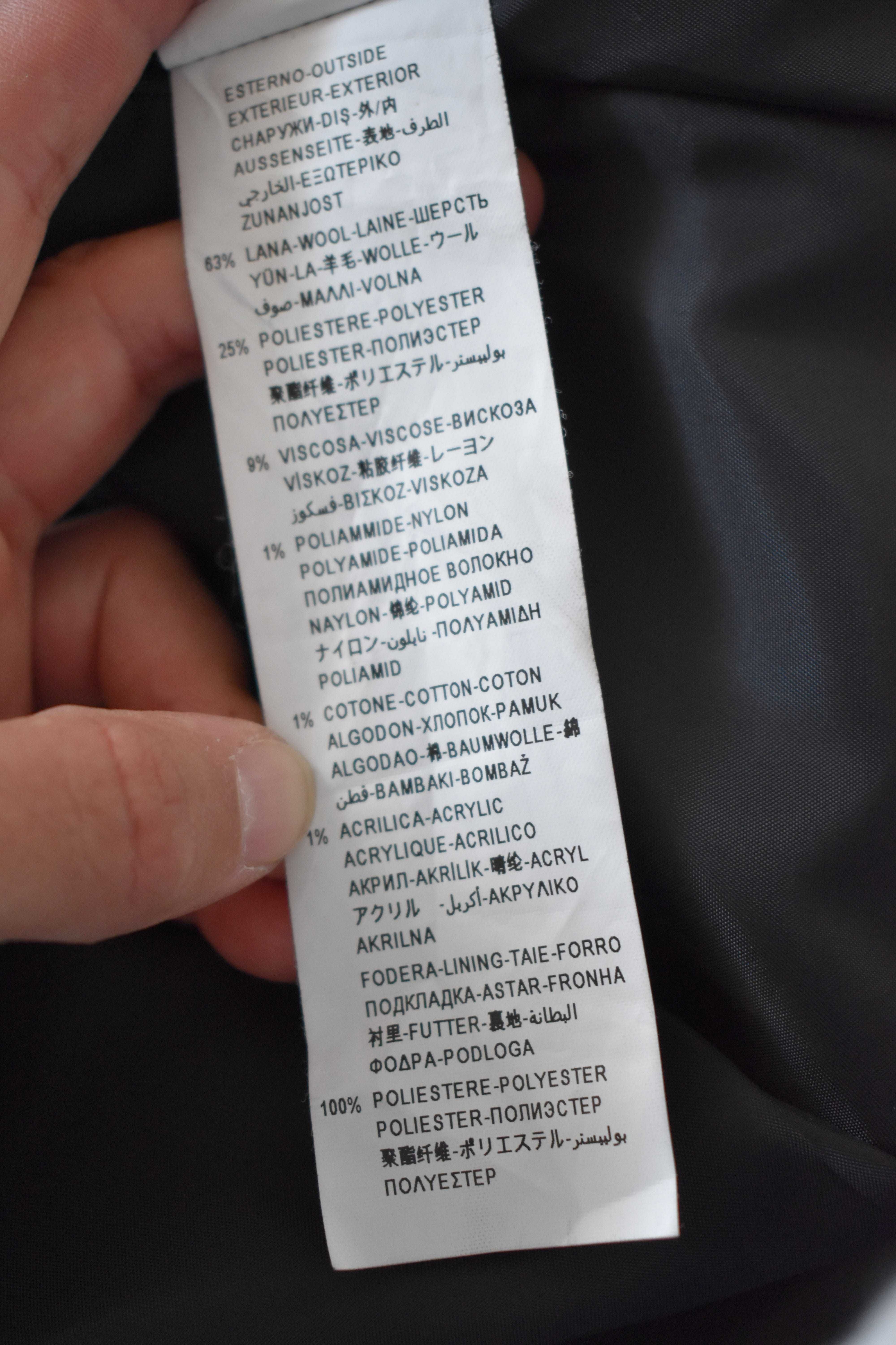 Sobretudo em lã, Benetton [veste S]