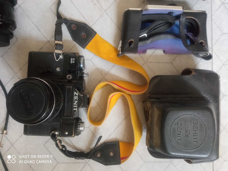 zenit 11 plus 3 obiektywy helios jupiter tair