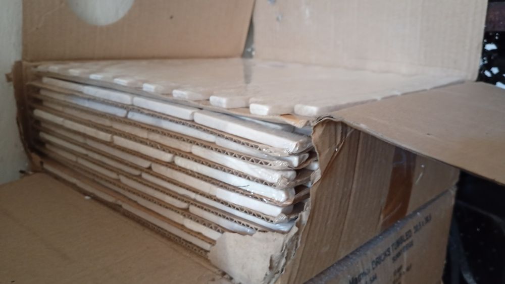 Mozaika kamienna Sunny beige Tumbled 30,5x30,5cm